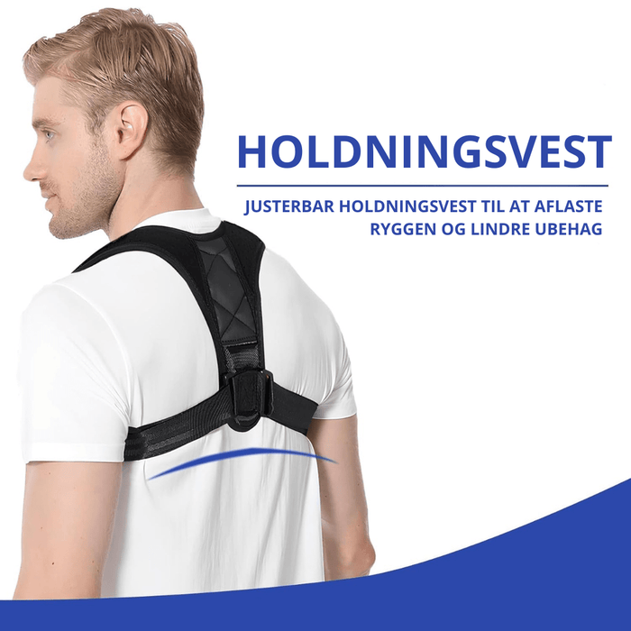 Kroppsbutiken Haltung Holdningsvest (justerbar)