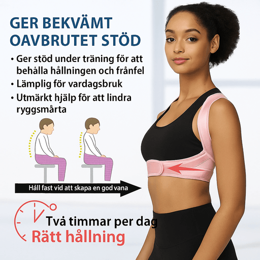 Kroppsbutiken Haltung Holdningsvest (øvre ryg)