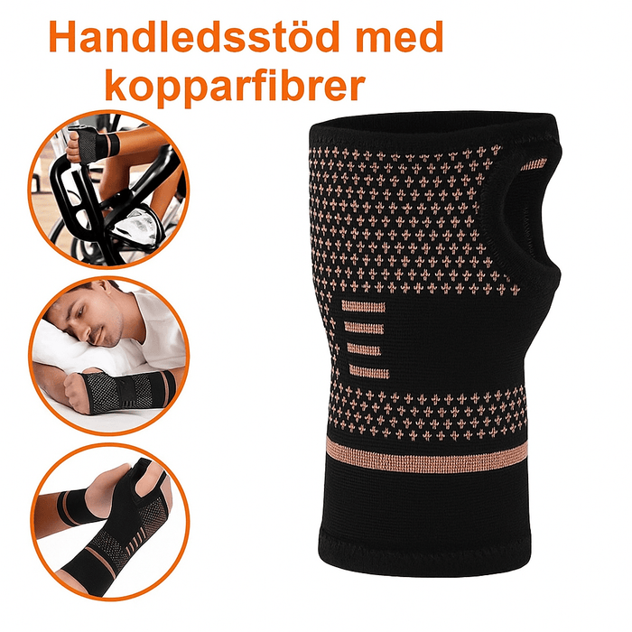 Kroppsbutiken Håndholdt støtte Handledsstöd sport