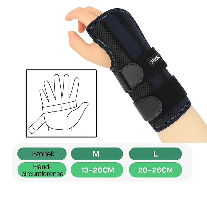 Kroppsbutiken Håndholdt støtte Håndstøtte til karpaltunnelsyndrom