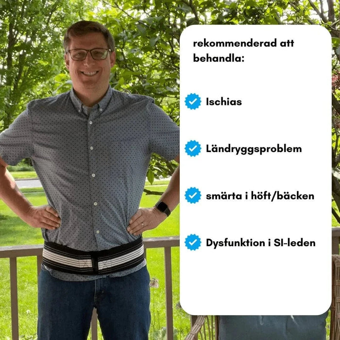 Kroppsbutiken Hofte støtte Hoftebælte (støtte til hofte og lænd)