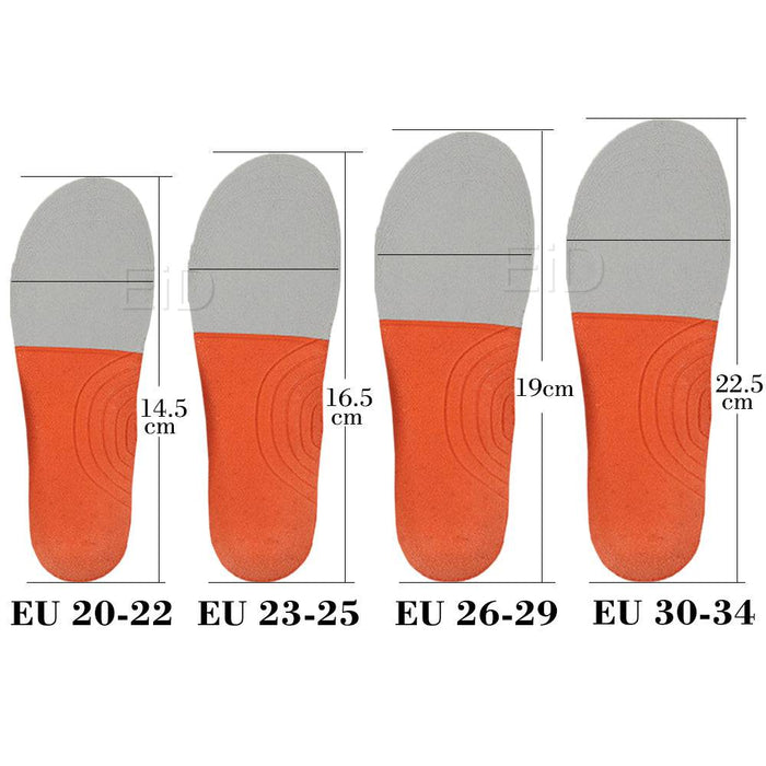 Kroppsbutiken Indlæg til sko til børn Skoinlæg til børn (mønstret 3D)