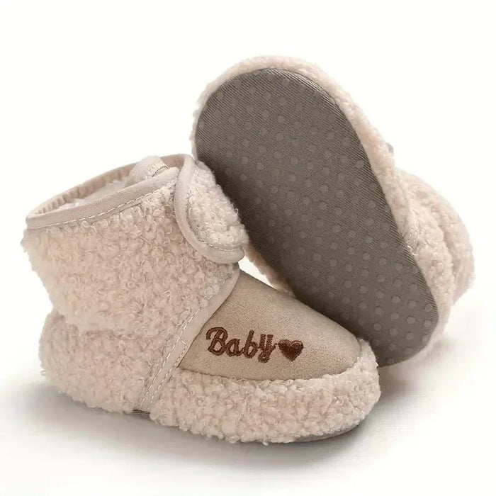Kroppsbutiken Innetoffler Beige / 11 Bløde babysko med velcro