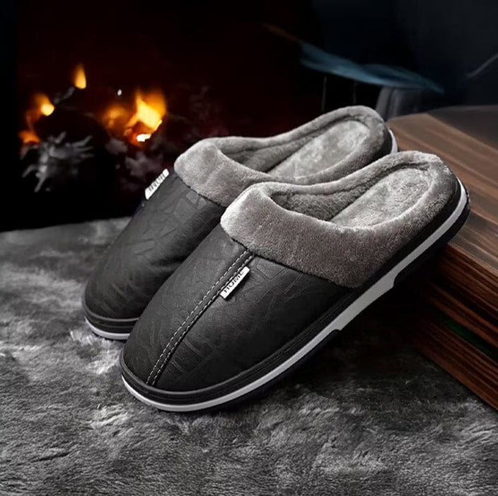 Kroppsbutiken Innetoffler Forede indendørs sko i læder