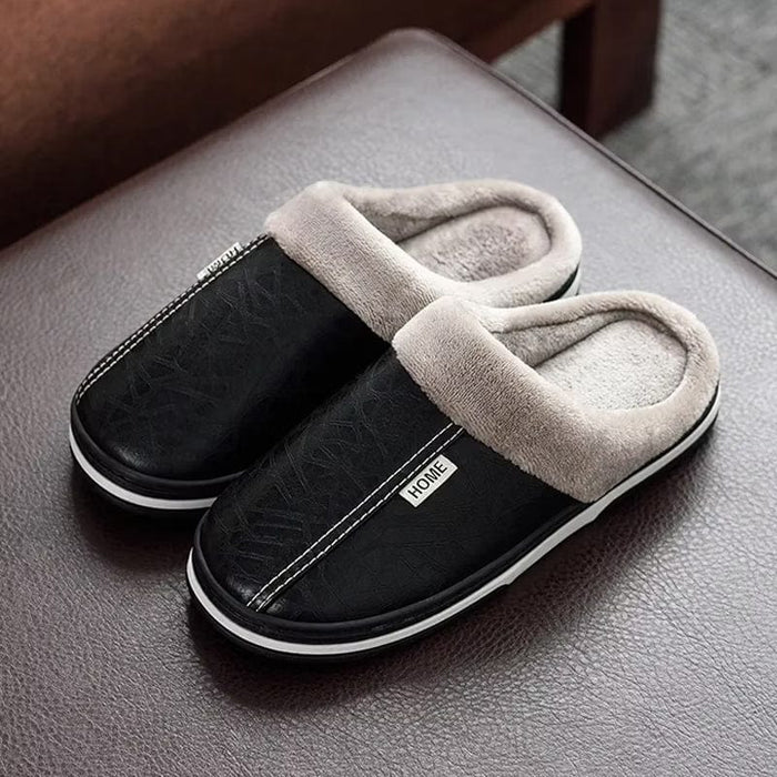 Kroppsbutiken Innetoffler Forede indendørs sko i læder