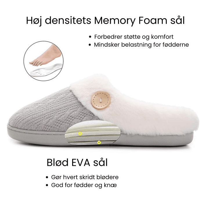 Kroppsbutiken Innetoffler Foreslåede hjemmesko (skridsikre såler)