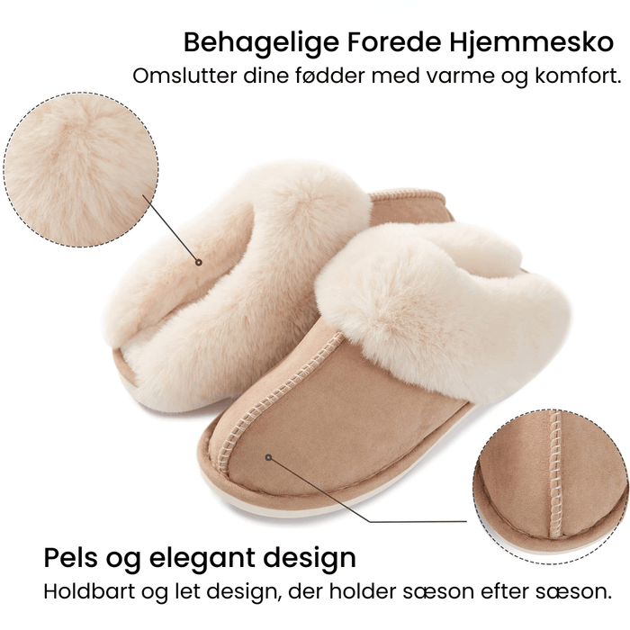 Kroppsbutiken Innetoffler Varmforede indetøfler