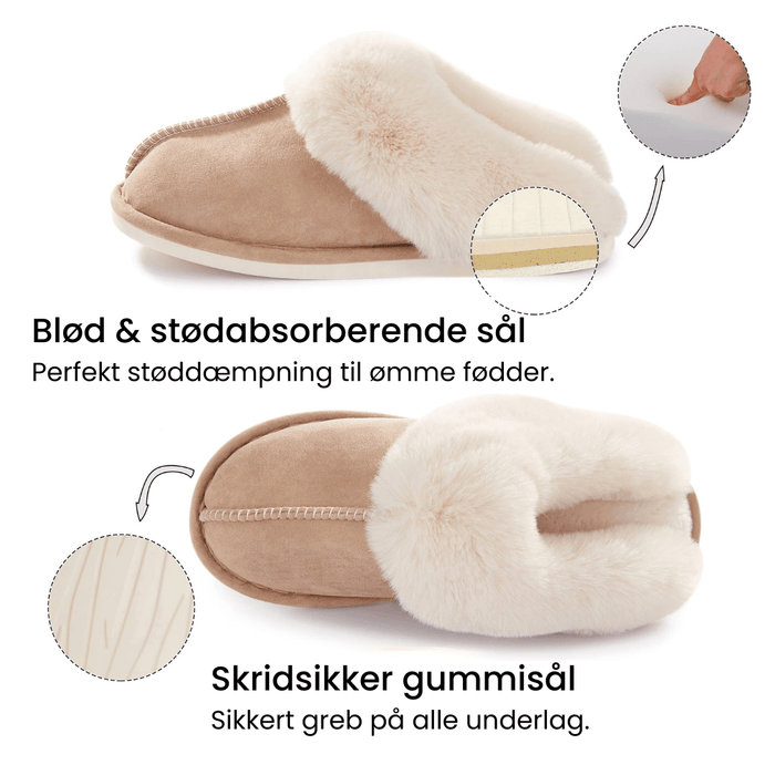 Kroppsbutiken Innetoffler Varmforede indetøfler