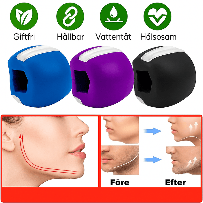 Kroppsbutiken Kæbemuskeltræner Kæktræner (BPA-fri)
