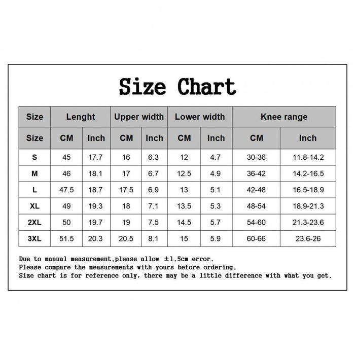 Kroppsbutiken Knæbeskytter Knæbeskytter med spænde (lang model)