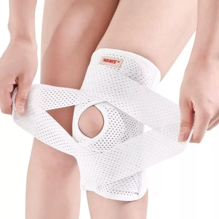 Kroppsbutiken Knæbeskytter Knæstøtte med dobbelt spænde