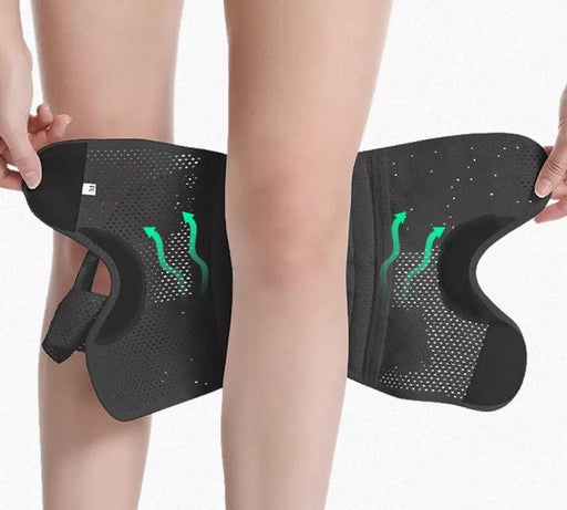 Kroppsbutiken Knæbeskytter Knæstøtte med dobbelt spænde