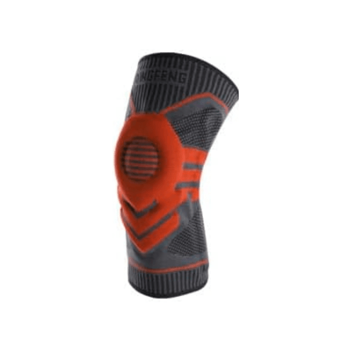 Kroppsbutiken Knæbeskytter Rød/sort / S Knæbeskytter (meniskstøtte)
