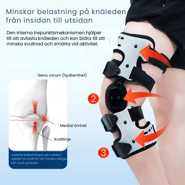 Kroppsbutiken Knæbeskytter Stabiliserende og Aflastende Knæortose