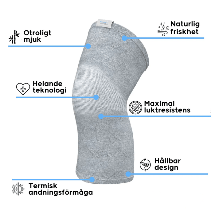 Kroppsbutiken Knæstøtte En størrelse Knæbeskyttelse (bamboo)