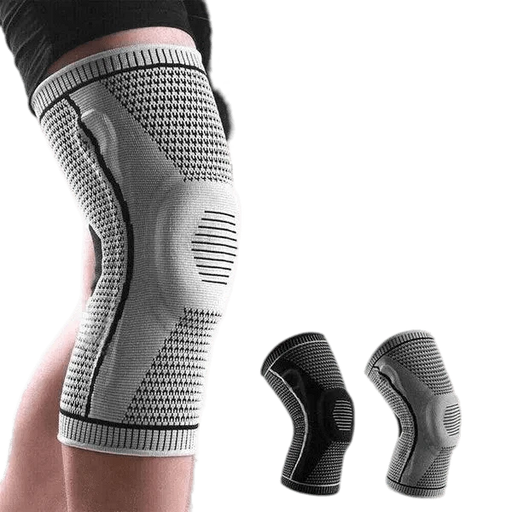 Kroppsbutiken Knæstøtte Grå / S Knæbeskytter (elastisk støtte)
