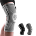 Kroppsbutiken Knæstøtte Grå / S Knæbeskytter (elastisk støtte)