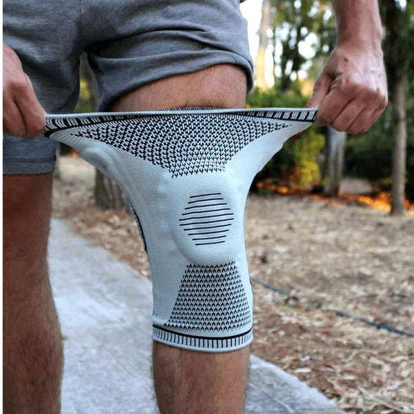 Kroppsbutiken Knæstøtte Knæbeskytter (elastisk støtte)
