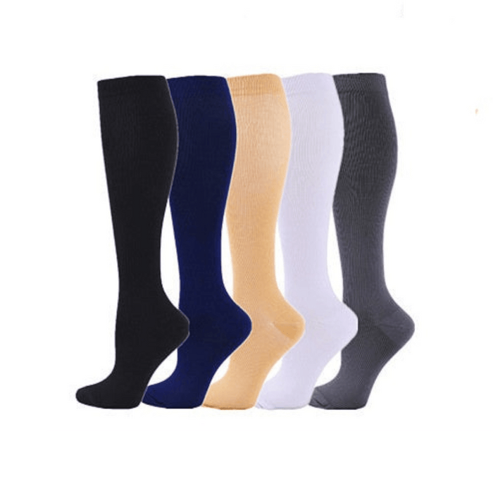 Kroppsbutiken kompressionsstrømper 34-39 Kompresstrømper (5 par) 20–30 mmHg