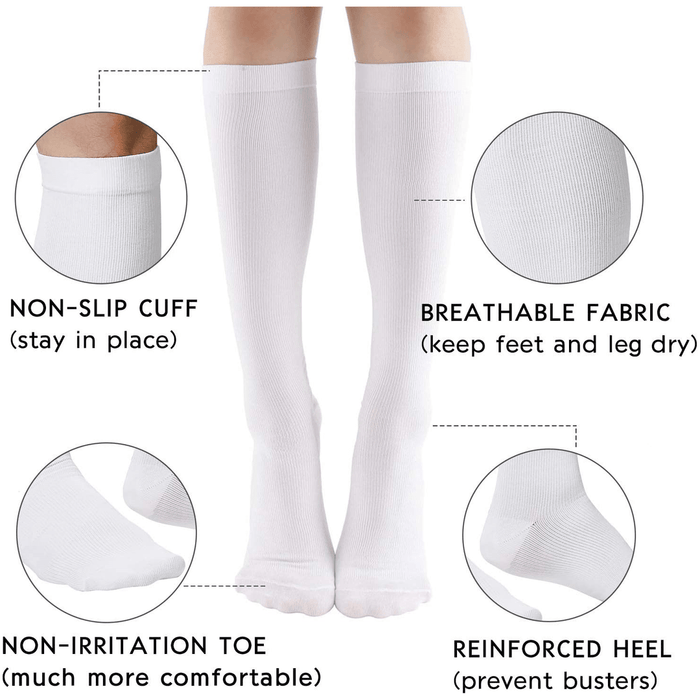 Kroppsbutiken kompressionsstrømper Kompresstrømper (5 par) 20–30 mmHg