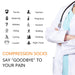 Kroppsbutiken kompressionsstrømper Kompressionsstrømper (5 par) – 20-30 mmHg
