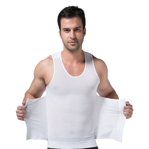 Kropsbutikken Kompressionsbluse Hvid / S Shapewear Slimmende undertrøje