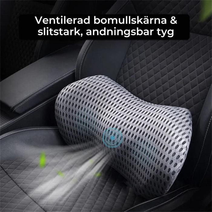 Kroppsbutiken Lænderygskudde Grå Lænderygskudde (hukommelsesskum)