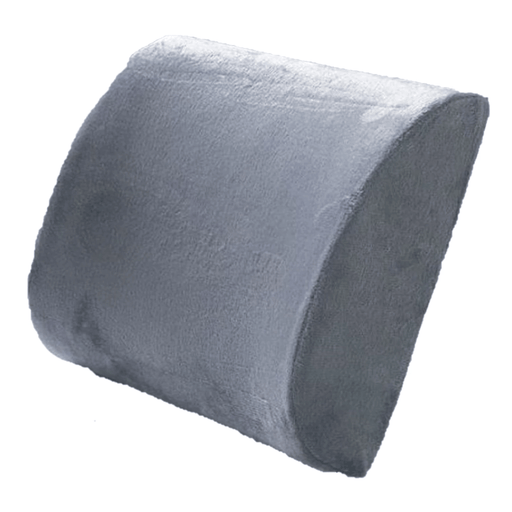 Kroppsbutiken Lænderygskudde Grå Lænderygskudde i memory skum