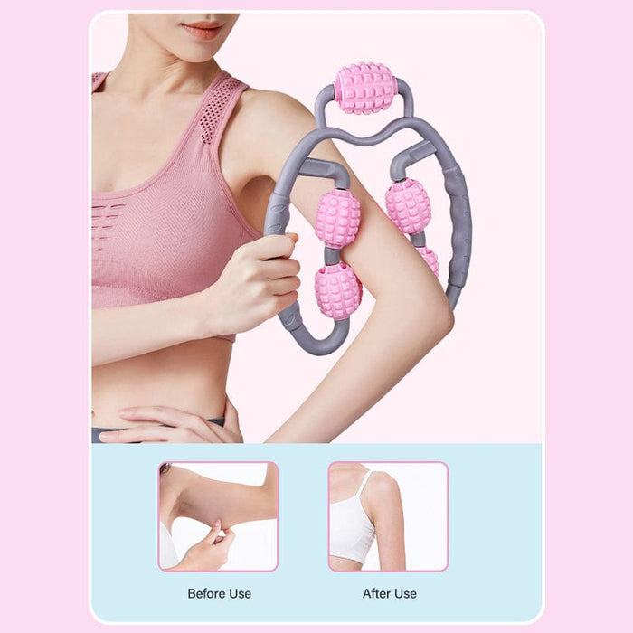 Kroppsbutiken Massage Grå/blå Massagebold (arm, ben & nakke)