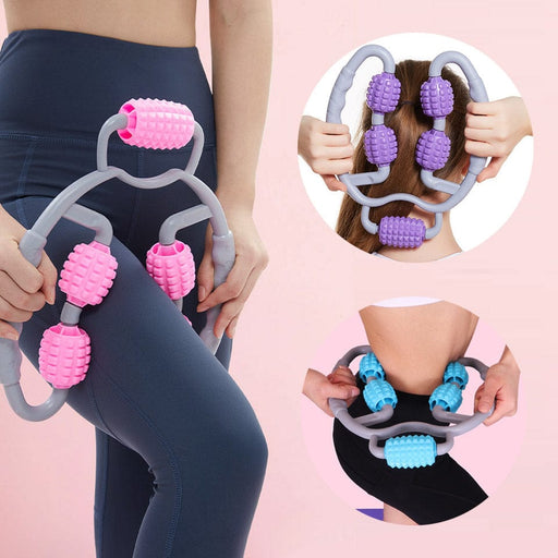 Kroppsbutiken Massage Grå/blå Massagebold (arm, ben & nakke)