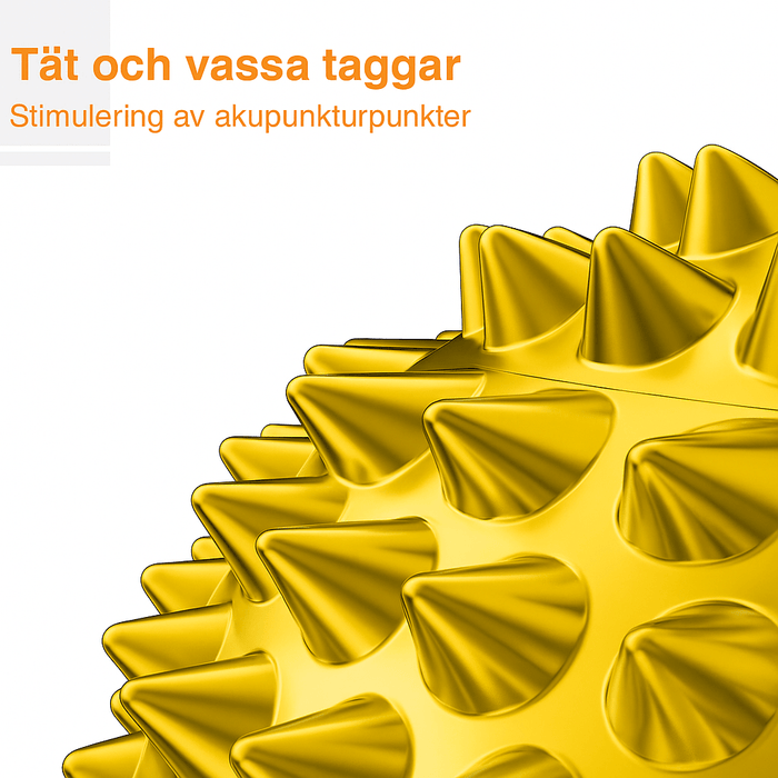 Kroppsbutiken Massage Guld (5,6 cm) Massagebold med pigge