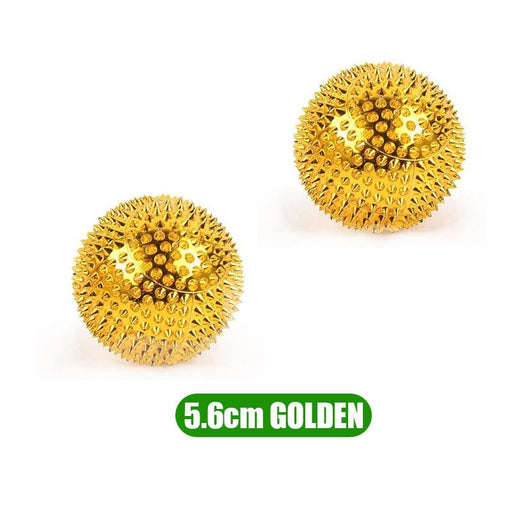 Kroppsbutiken Massage Guld (5,6 cm) Massagebold med magnetterapi