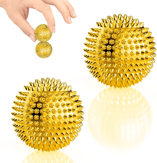 Kroppsbutiken Massage Guld (5.6cm) Massagebold med magnetterapi