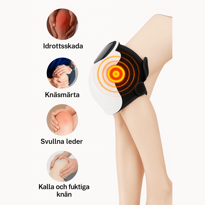 Kroppsbutikken Massage Knæmassage varme og vibration