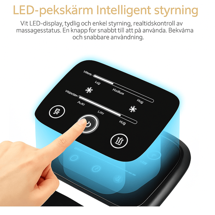 Kroppsbutiken Massage Standardtitel Knemassage med varme og vibration