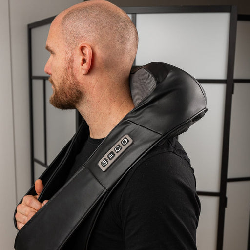 Kropsbutikken Shiatsu massager til nakke og ryg med varme
