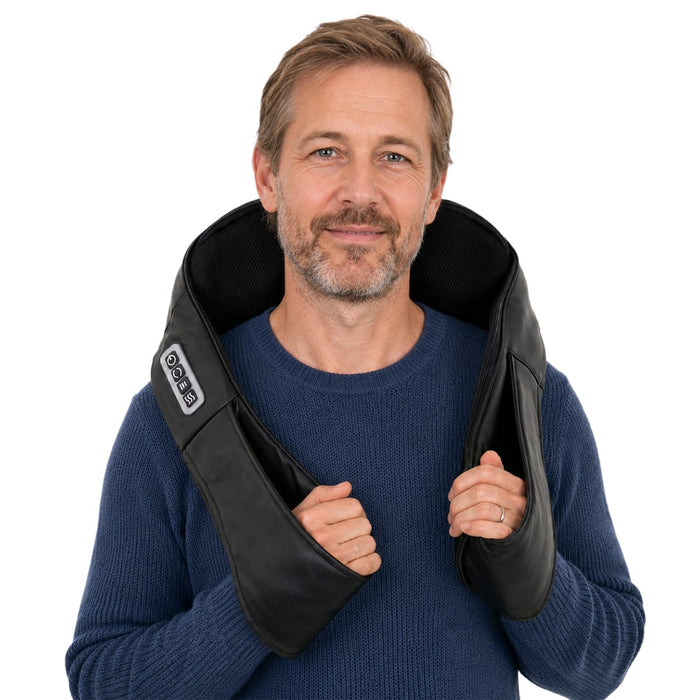 Kropsbutikken Shiatsu massager til nakke og ryg med varme