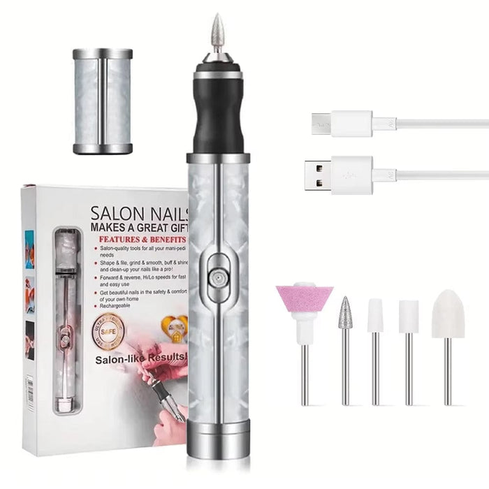 Kropsbutikken Neglefil Hvid Elektrisk Neglefil