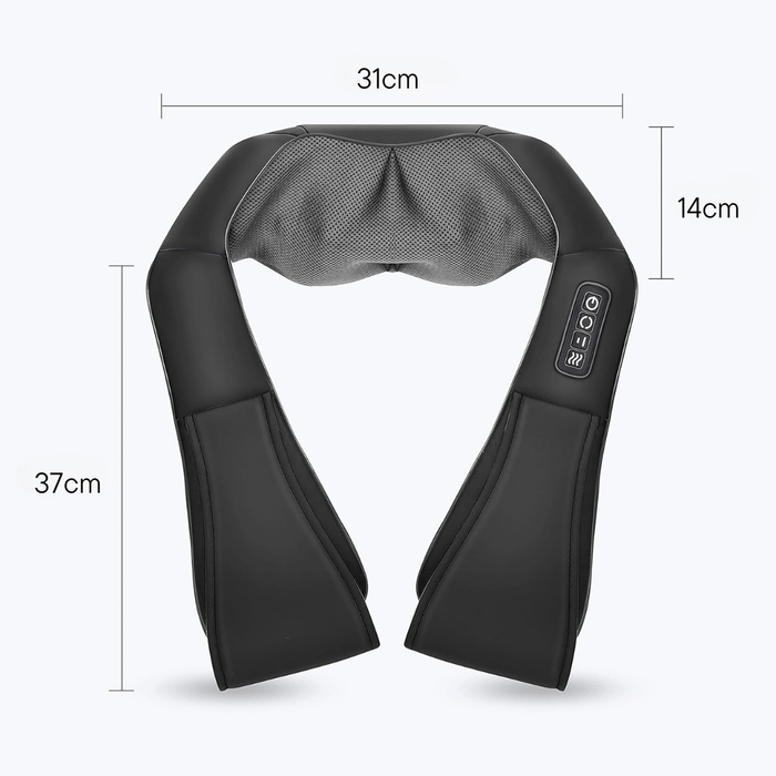 Kroppsbutiken Nakkemassage Standardtitel Shiatsu massager til nakke og ryg med varme