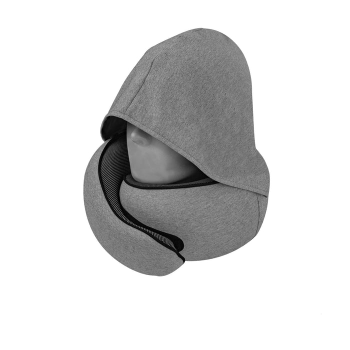Kroppsbutiken Nakkestøtte Standardtitel Rejsepude med hoodie