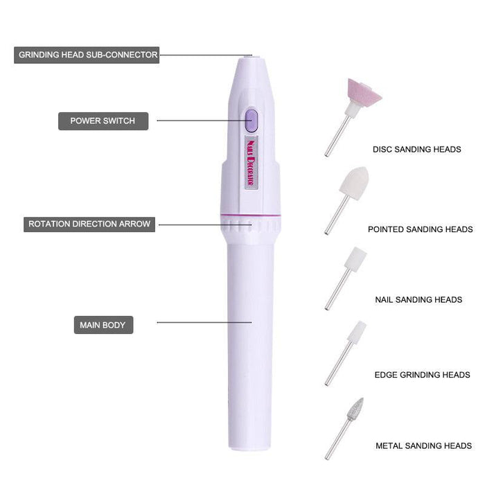 Kroppsbutiken Neglepolerer Standardtitel Elektrisk neglepolerer