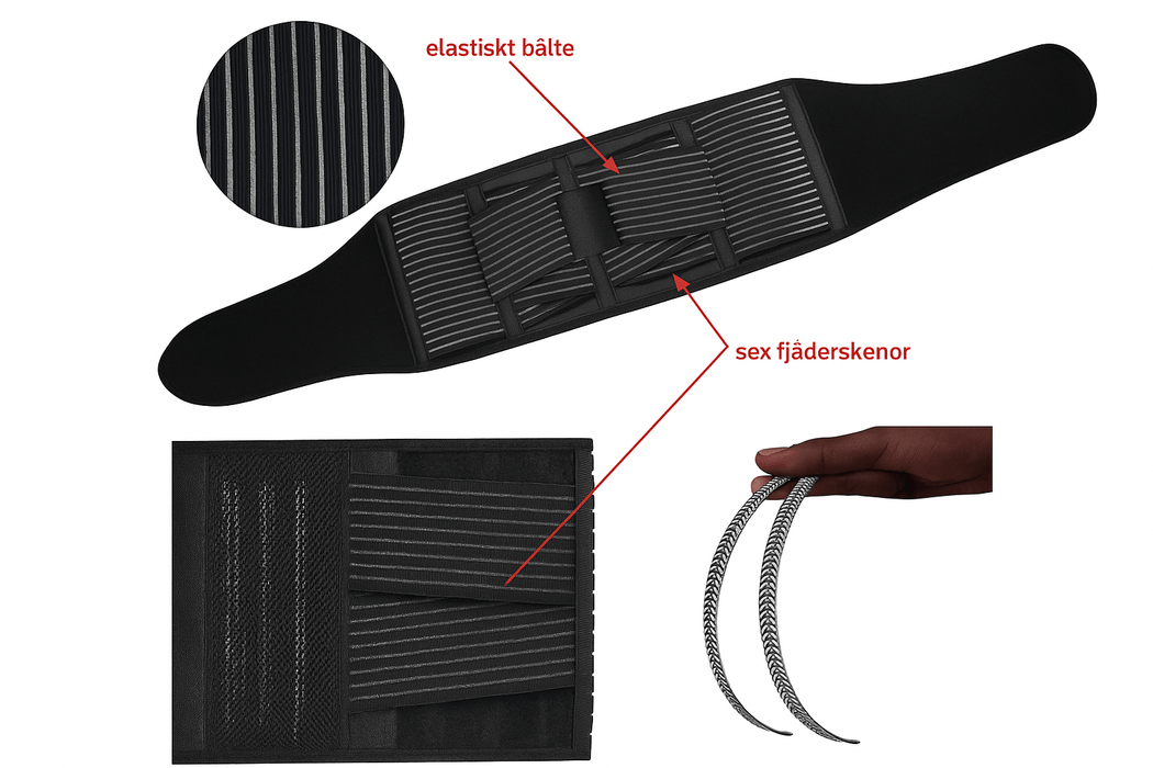 Kroppsbutiken ryg støtte Støttende rygstøtte