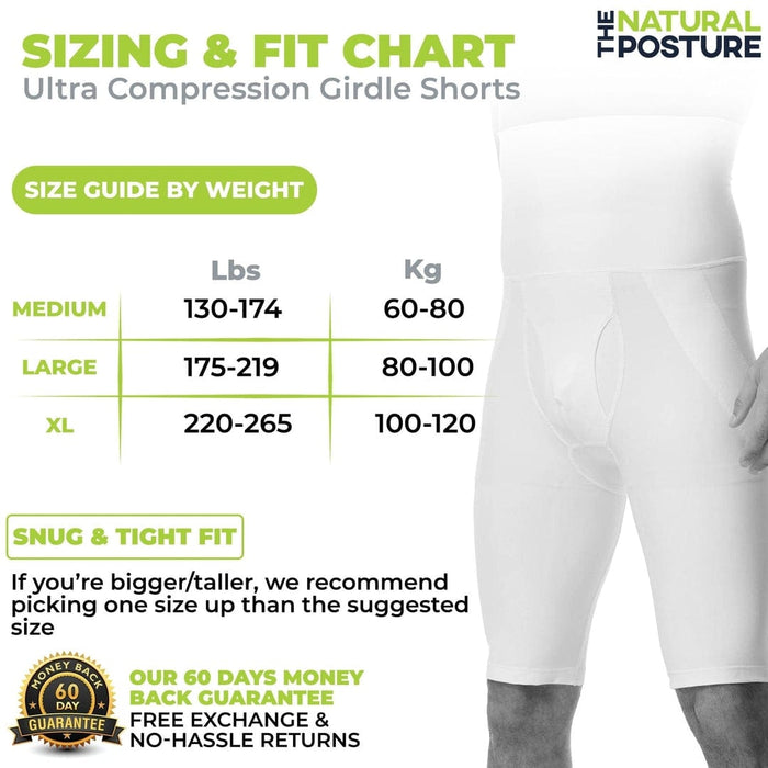 Kroppsbutiken Shapewear Formende kompressionsshorts (livstøtte)