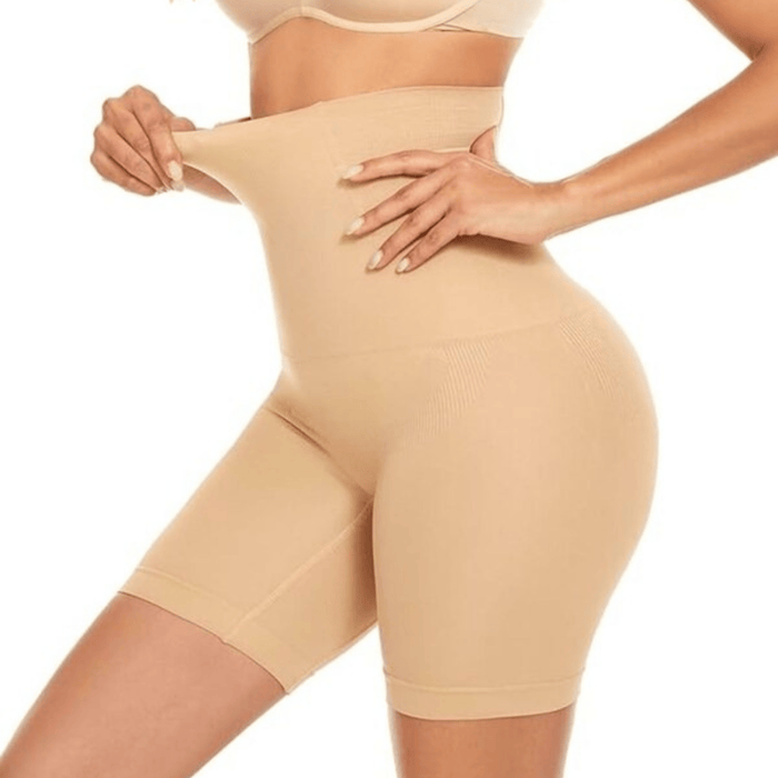 Kroppsbutiken Shapewear Højtaljede kropsformende shorts