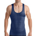Kropsbutikken Shapewear Marinblå / M Slimming Body Shaper - Undertrøje til mænd