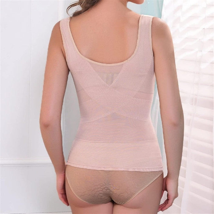 Kroppsbutiken Shapewear Slankende top til damer (figurskabende)
