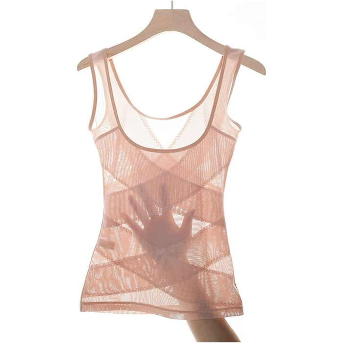 Kroppsbutiken Shapewear Slankende top til damer (figurskabende)