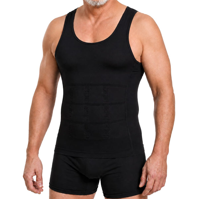 Kropsbutikken Formende undertrøje til mænd – Sort