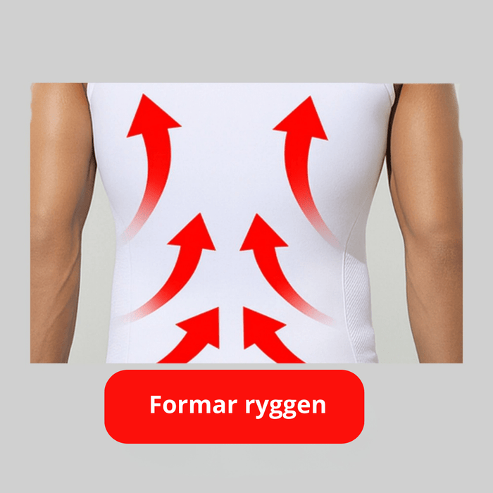 Kroppsbutiken Shapewear Undertrøje (slankende herremodel)