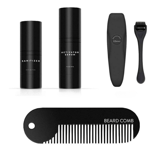 Kroppsbutiken skæg Skægvækstkit (4 dele)